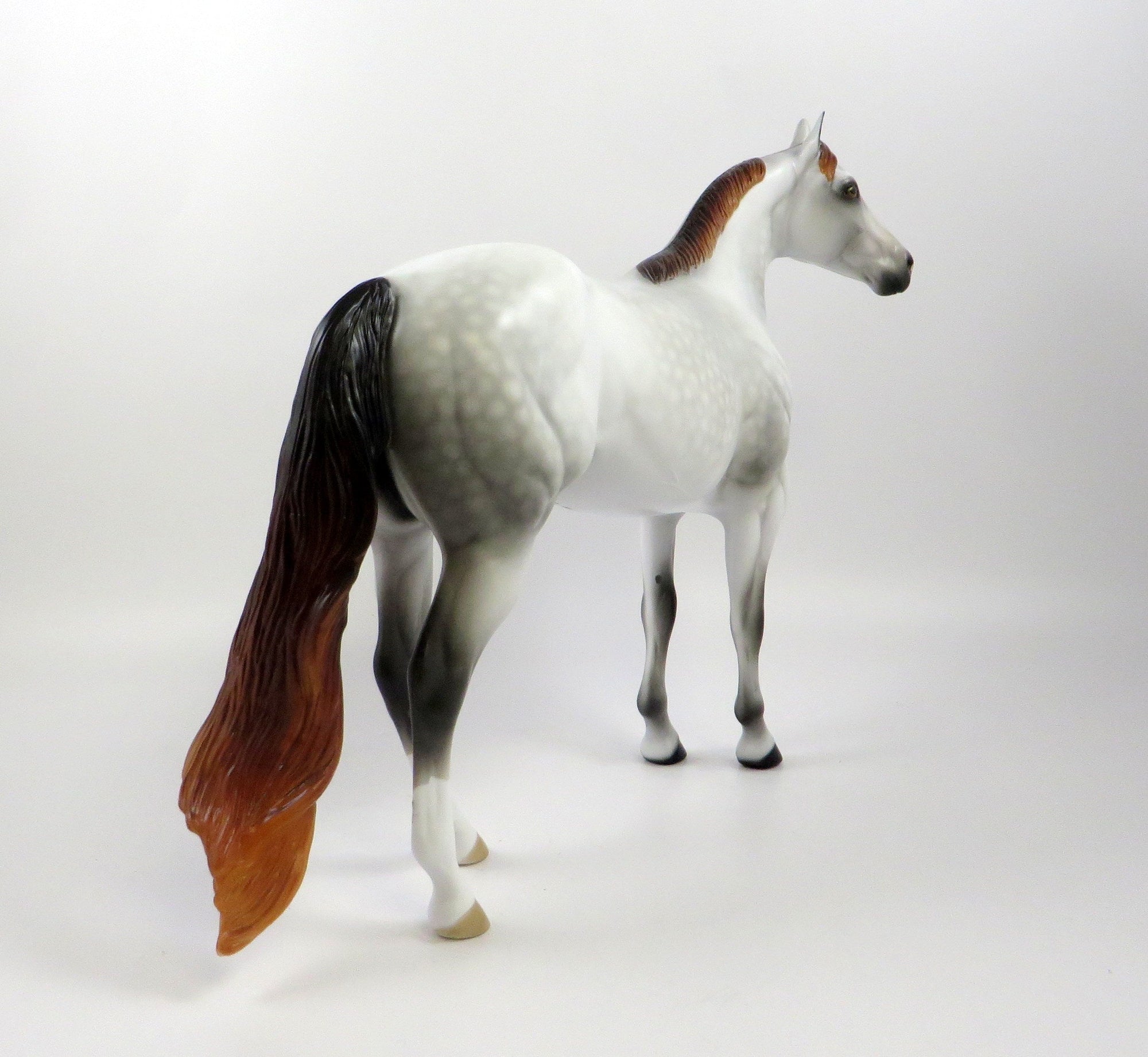 DESTINE TO BE-OOAK MULBERRY GREY ISH MODEL HORSE 7/23/19