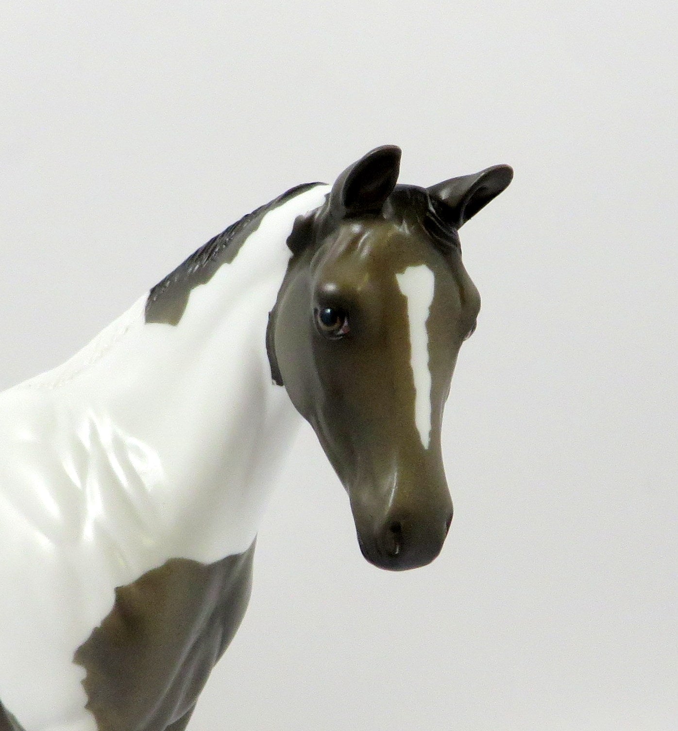 FAULKE-OOAK GRULLA PAINT WEANLING MODEL HORSE EQ 19