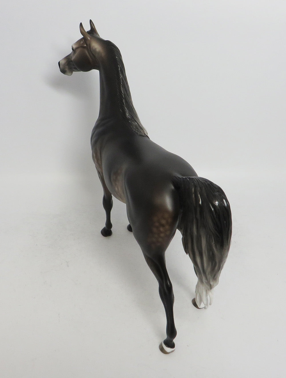 ANGEL WINGS - OOAK BAY GOING GREY DAPPLED ARABIAN BY SHERYL LEISURE