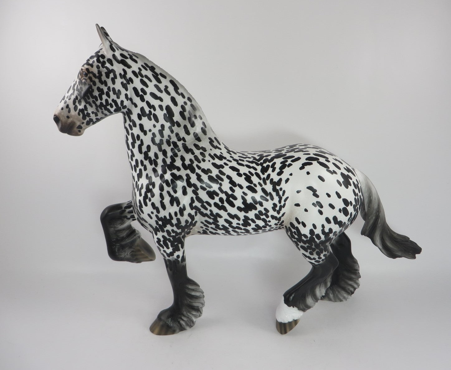 FOO FIGHTER - OOAK LEOPARD APPALOOSA TROTTING DRAFTER BY AUDREY DIXON PJ20