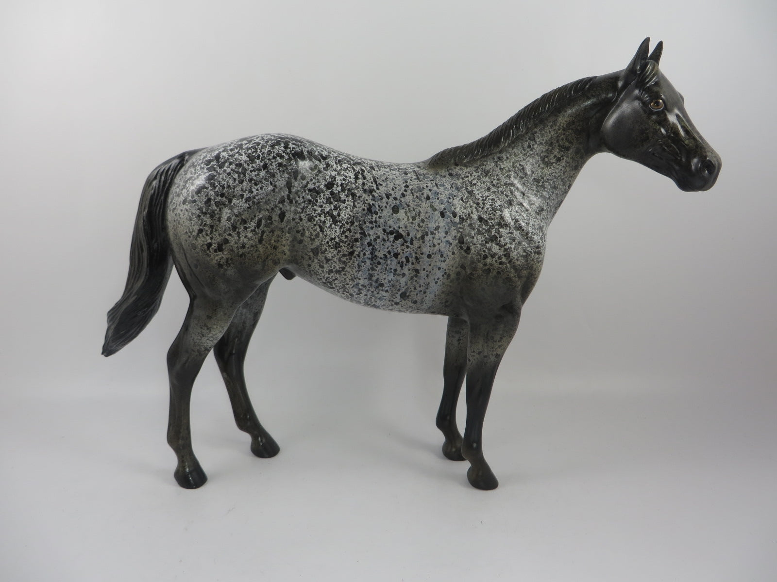 FLASH IN THE PANTS - OOAK APPALOOSA ISH MODEL HORSE BY AL KATT PJ20
