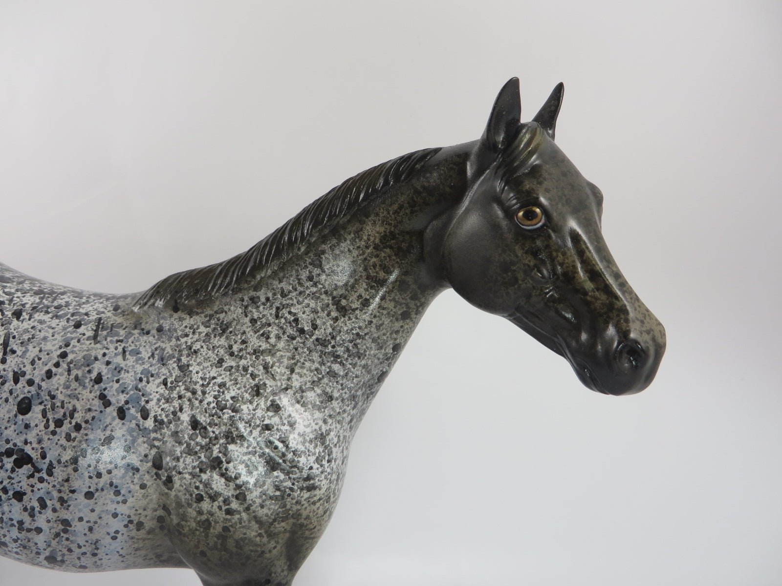 FLASH IN THE PANTS - OOAK APPALOOSA ISH MODEL HORSE BY AL KATT PJ20