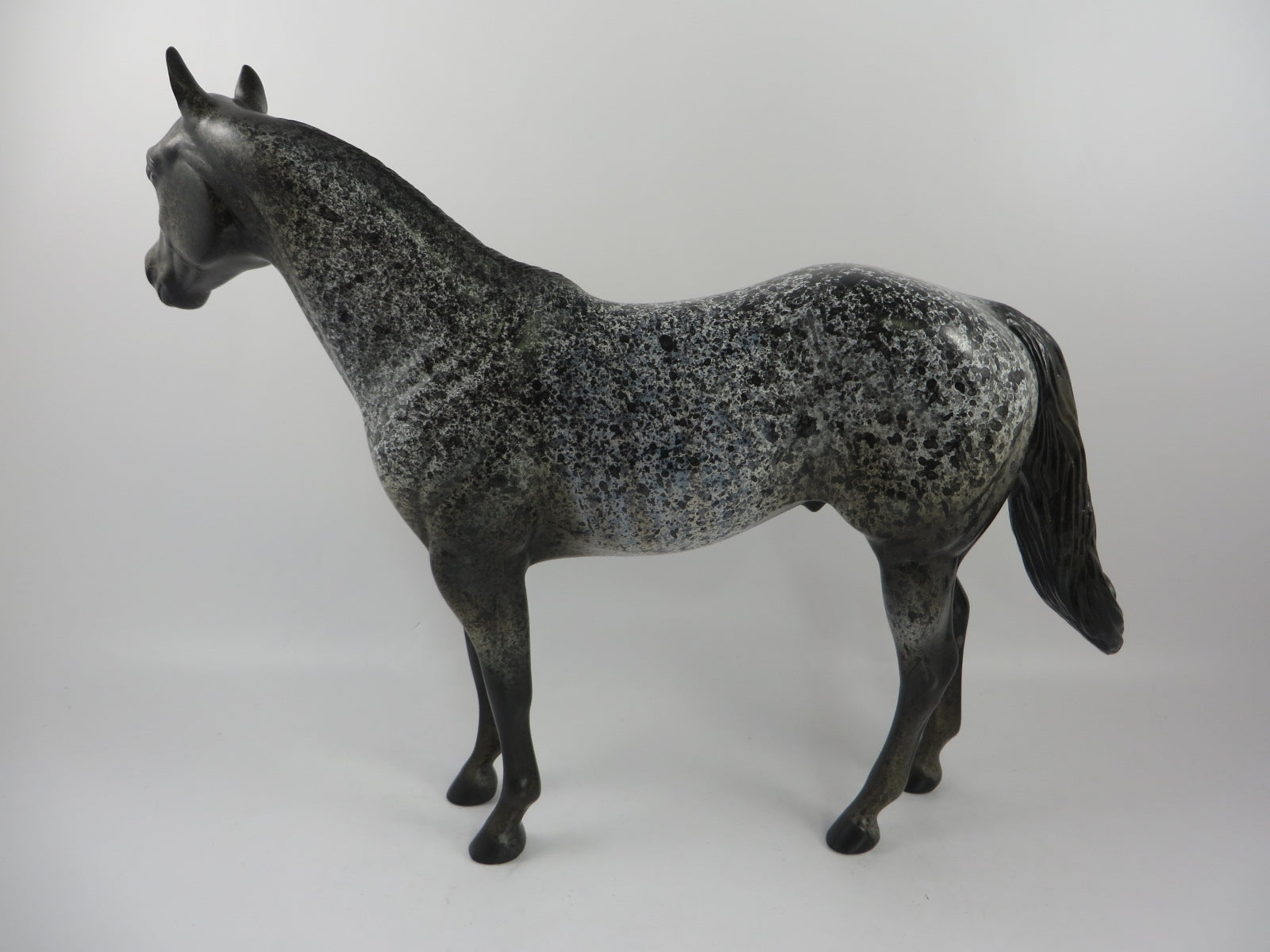 FLASH IN THE PANTS - OOAK APPALOOSA ISH MODEL HORSE BY AL KATT PJ20