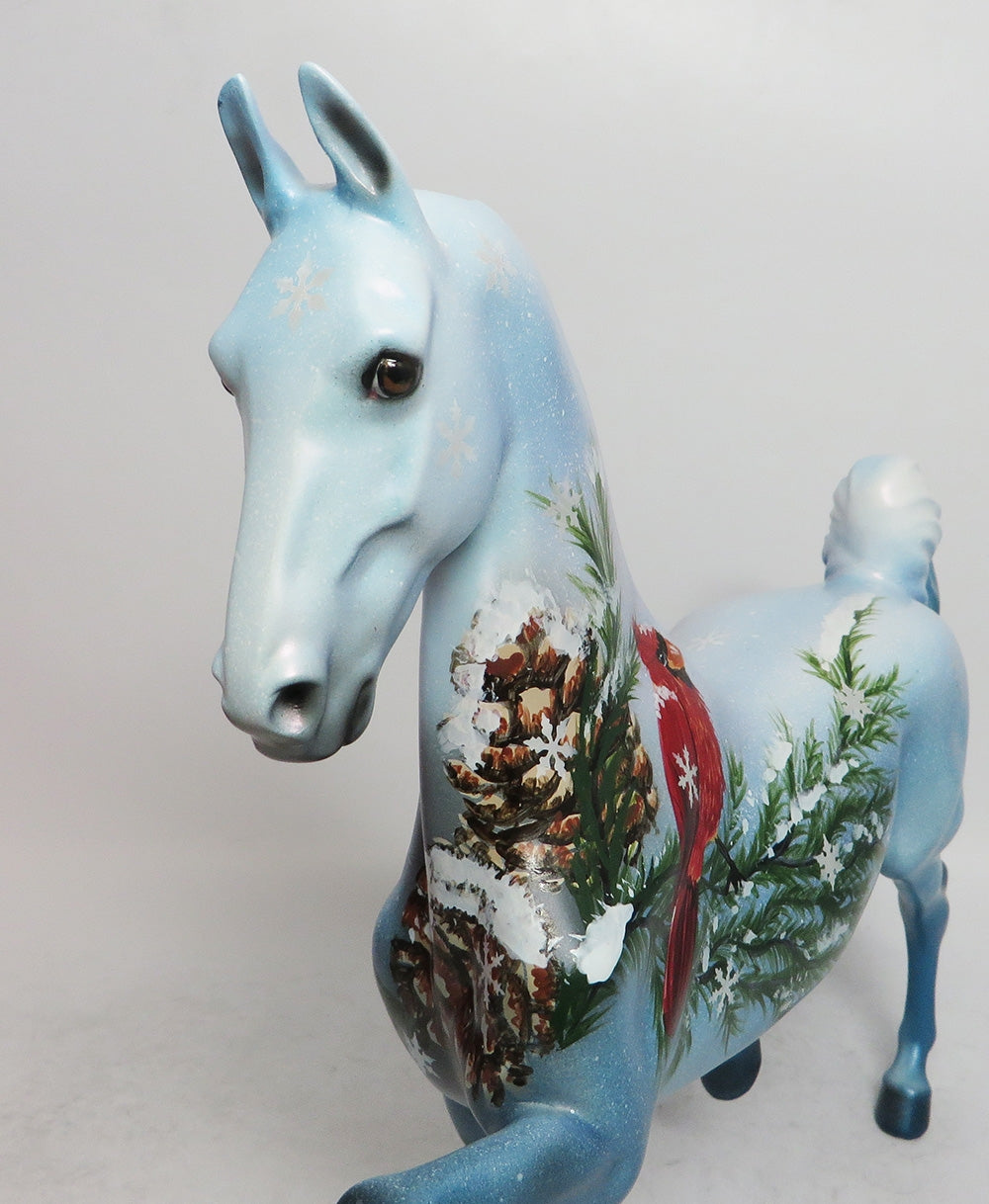BIRDS OF A FEATHER-OOAK HOLIDAY DECORATOR SADDLEBRED BY DAWN QUICK 12/14/18