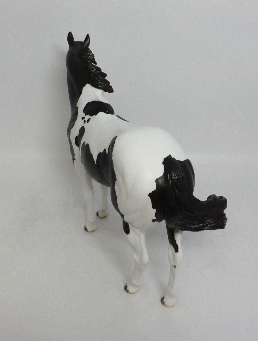 ADIOS - LE4 DARK CHESTNUT PINTO ISH MODEL HORSE SHCF2018