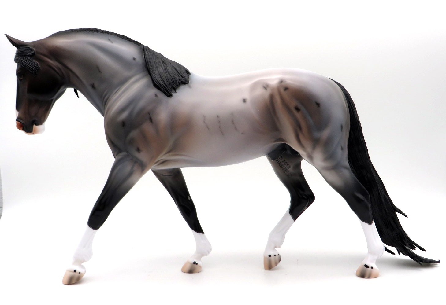 Irvine-OOAK Bay Roan Irish Draft by Caroline Boydston 10/4/21