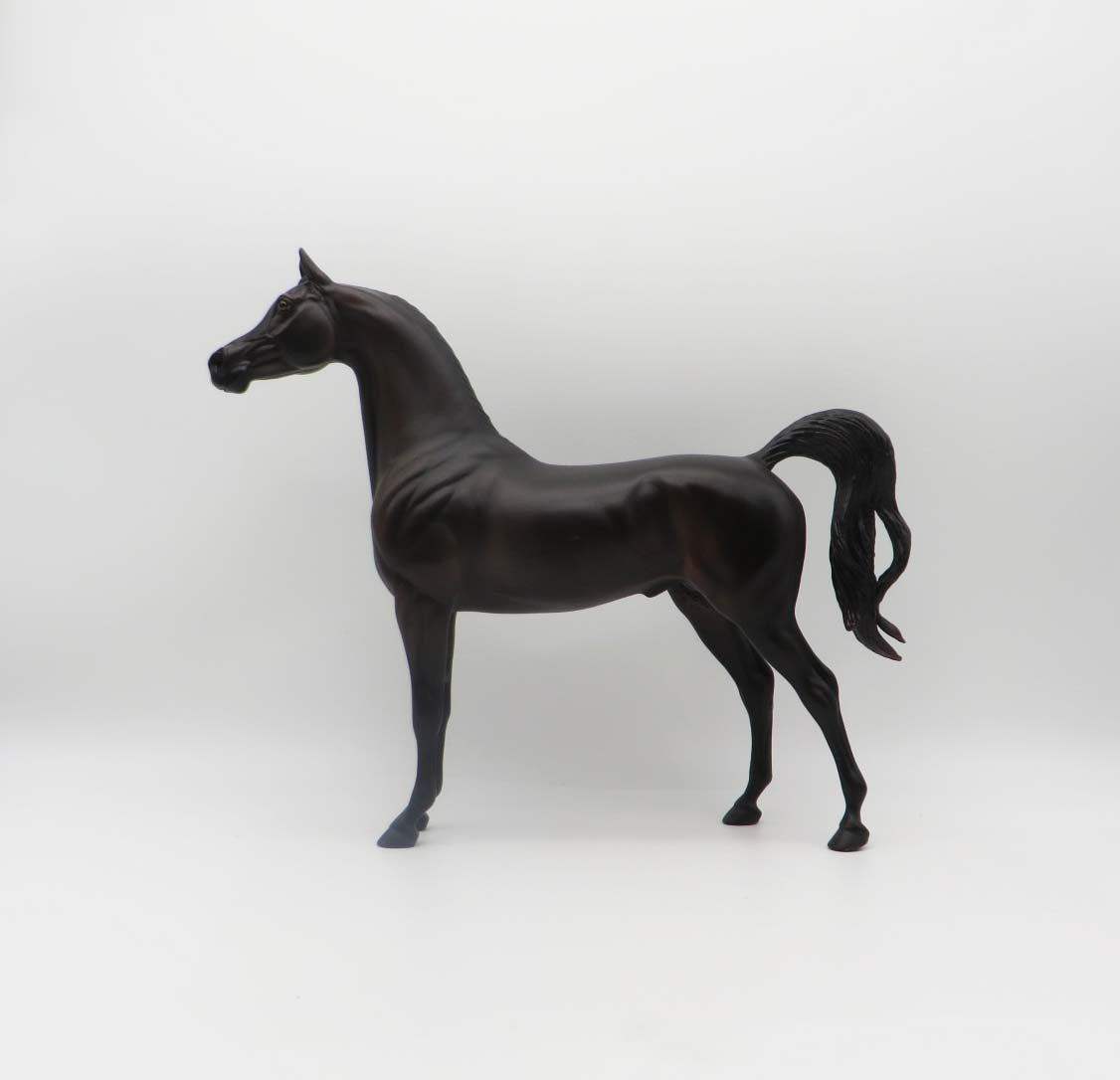 Itzcuintli -OOAK - Dark Bay Zolo Inspired Arabian By Ellen Robbins - P&C 23