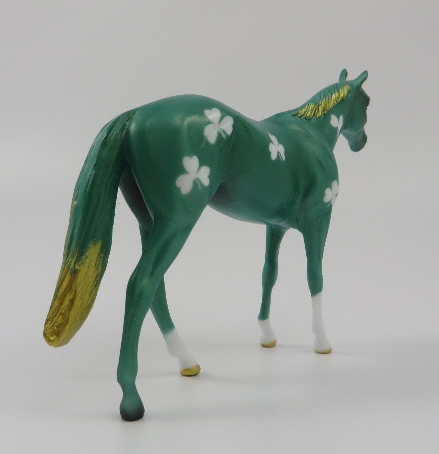 JAMIE-OOAK SHAMROCK THROUGHBRED CHIP MODEL HORSE 3/12/20