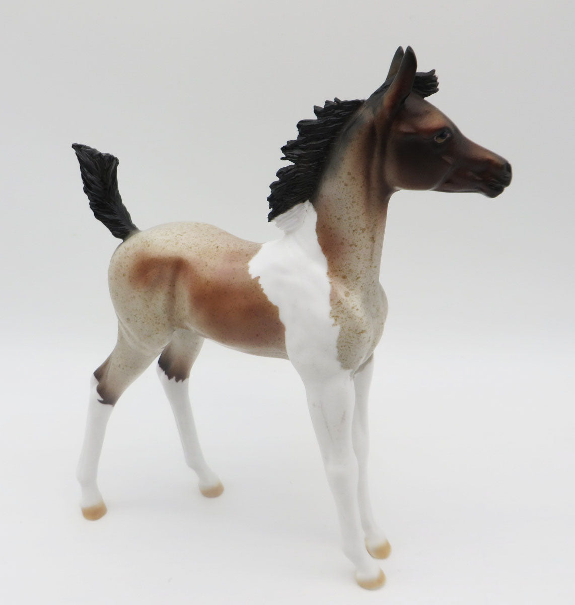 Jazz-OOAK Roan Pinto Foal by Dawn Quick P&C 23