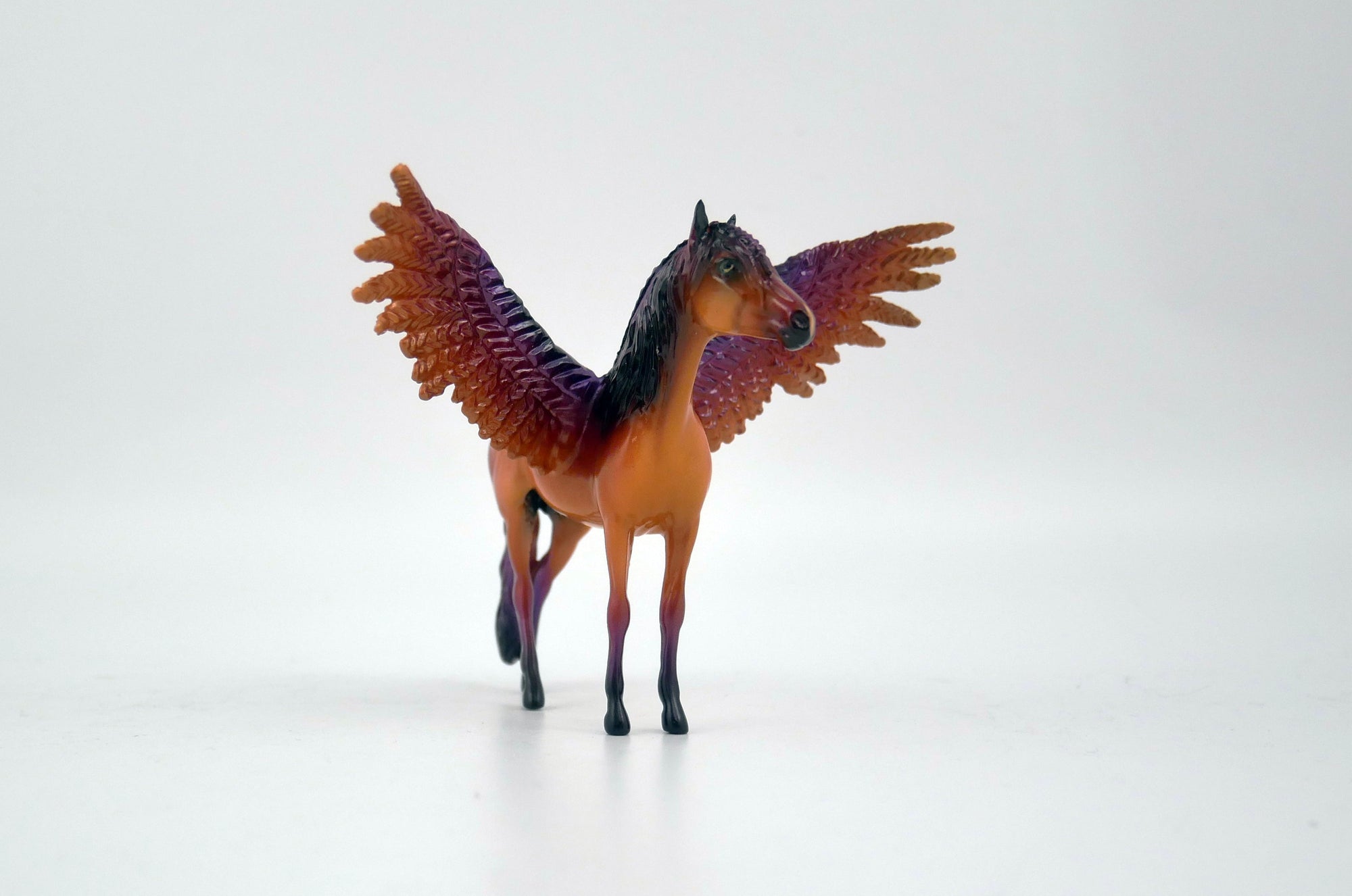 Magenta-OOAK Andalusian Chip Pegasus By Audrey Dixon