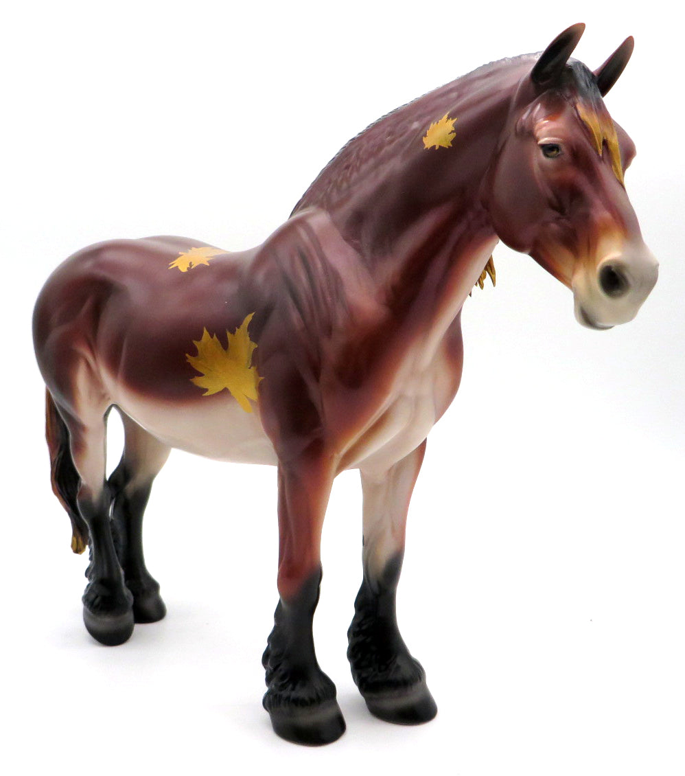Maple Sugar - OOAK Fall Decorator Draft Mare by Jas Fanning - MM 2021