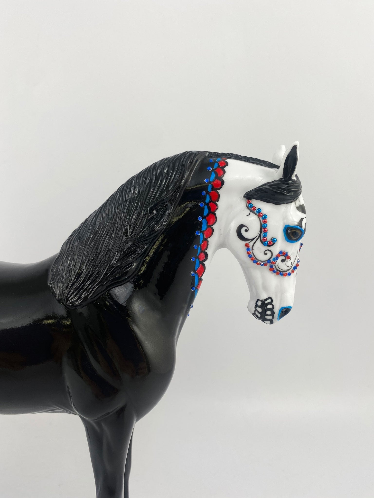 Maswar-OOAK Sugar Skull Andalusian By Dawn Quick MM 2020