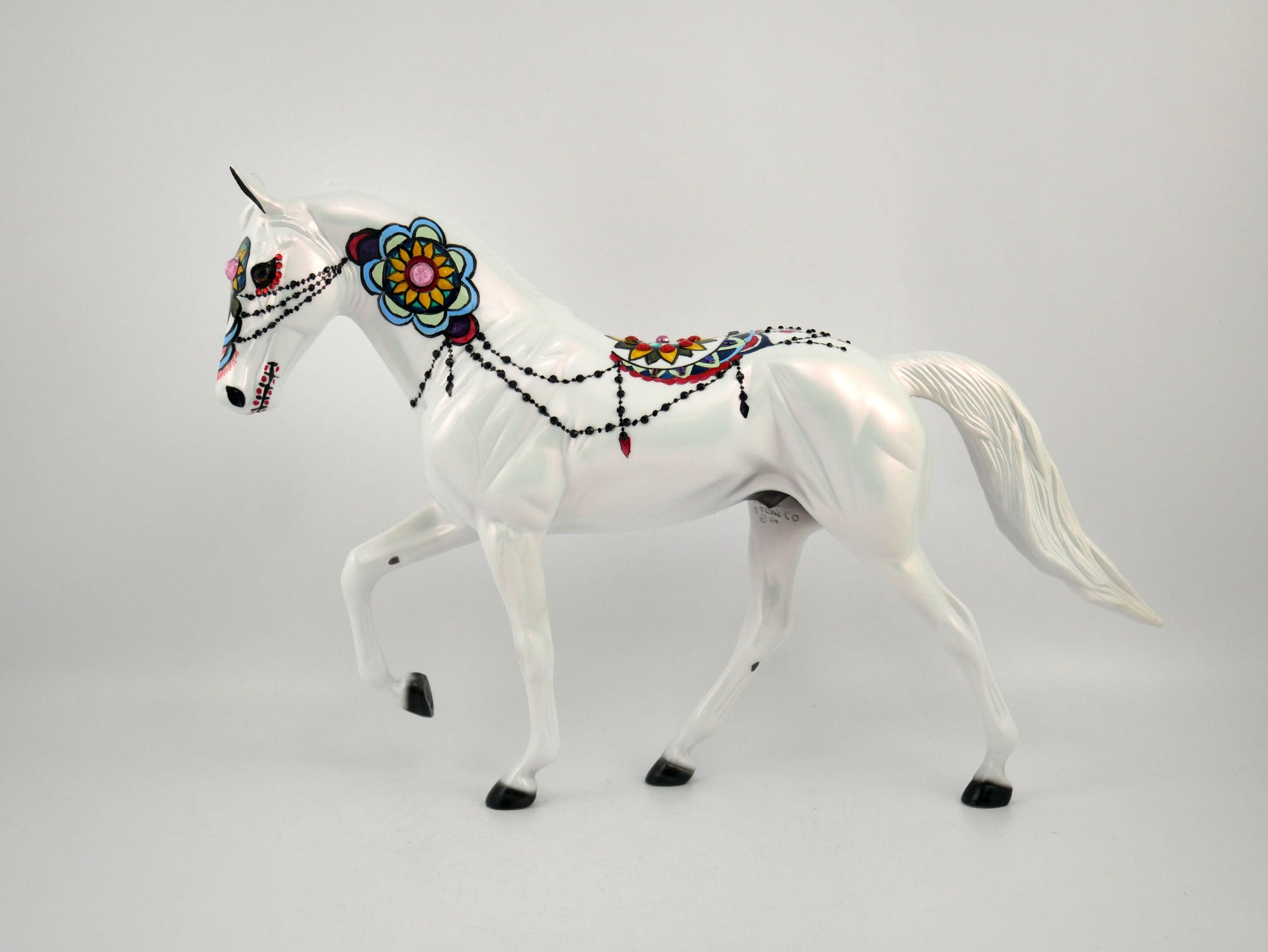 MATEO -OOAK SUGAR SKULL TENNESEE WALKER BY DAWN QUICK MM2020