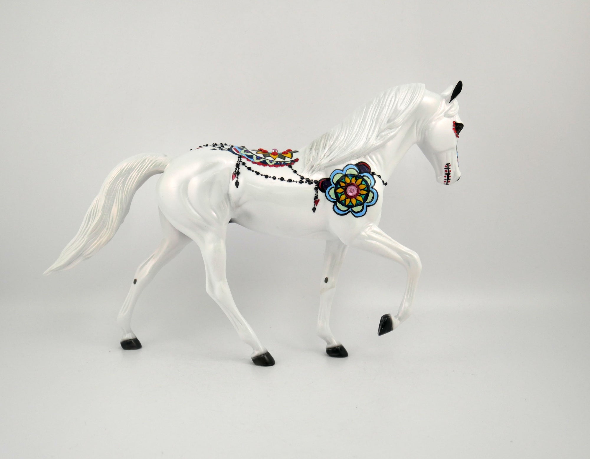 MATEO -OOAK SUGAR SKULL TENNESEE WALKER BY DAWN QUICK MM2020