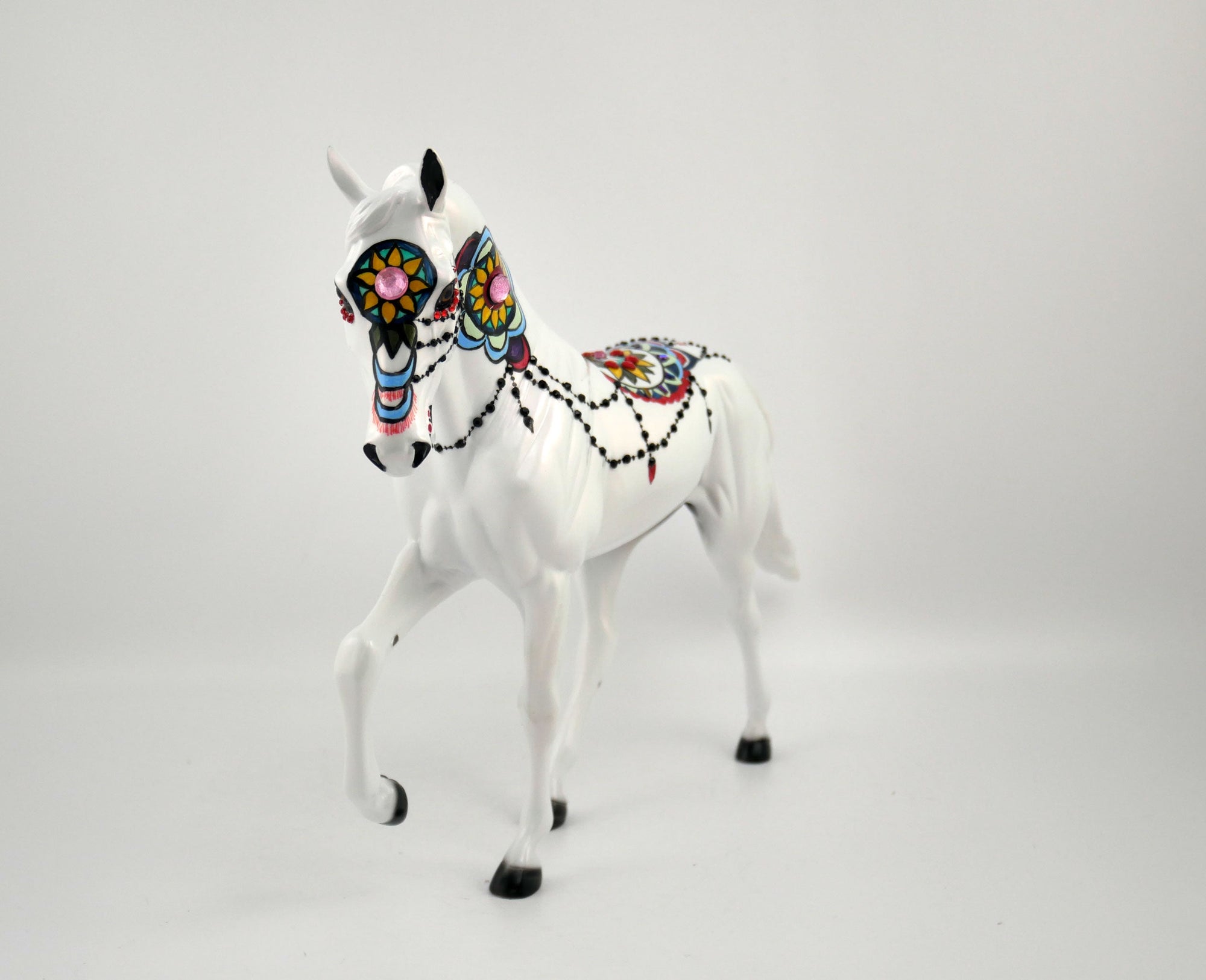 MATEO -OOAK SUGAR SKULL TENNESEE WALKER BY DAWN QUICK MM2020