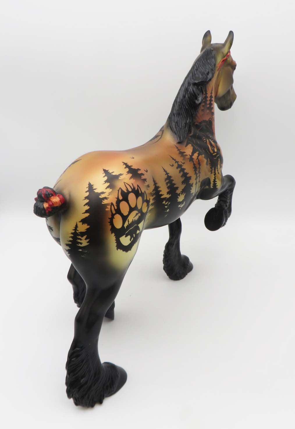 Mato - OOAK - Bear Decorator Trotting Drafter By Dawn Quick SHCF23