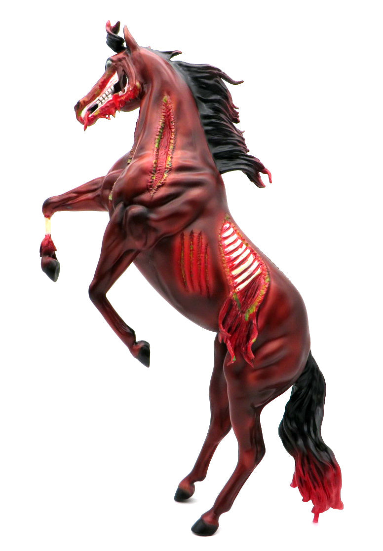 Necroprancer-OOAK Rearing Remington Zombie Painted by Jas MM 21