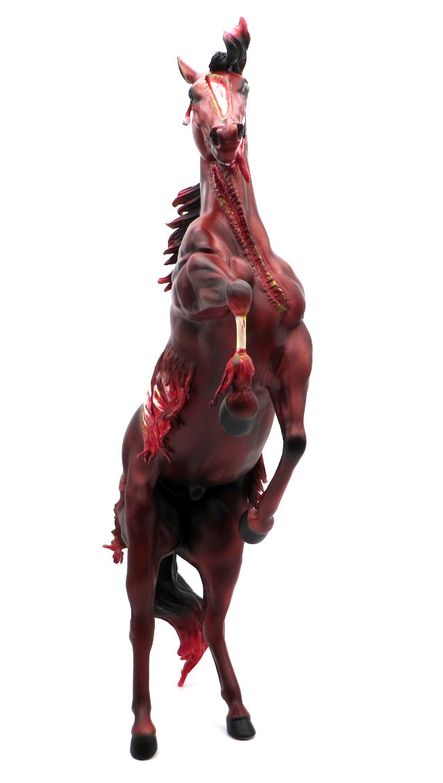 Necroprancer-OOAK Rearing Remington Zombie Painted by Jas MM 21