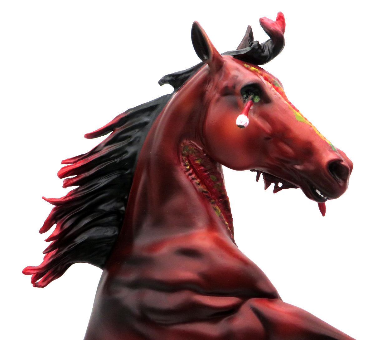 Necroprancer-OOAK Rearing Remington Zombie Painted by Jas MM 21