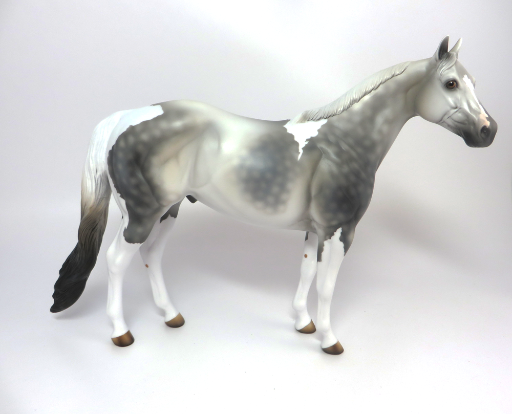 FRANK BAKER-- OOAK DAPPLE GREY ISH BY MISSY FOX MW19
