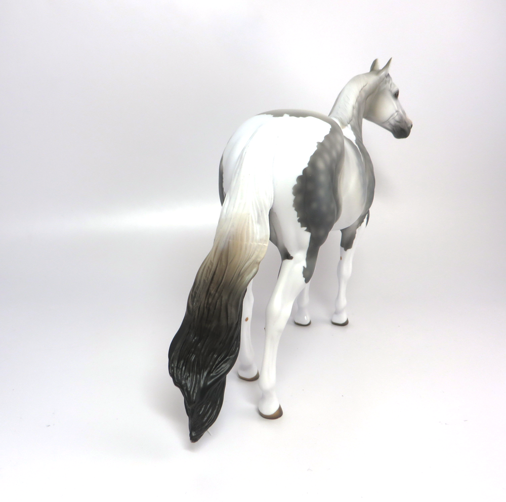 FRANK BAKER-- OOAK DAPPLE GREY ISH BY MISSY FOX MW19