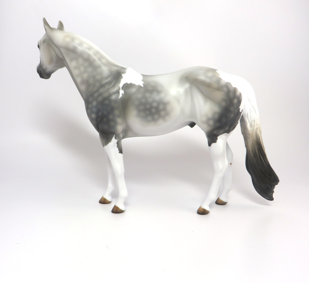FRANK BAKER-- OOAK DAPPLE GREY ISH BY MISSY FOX MW19