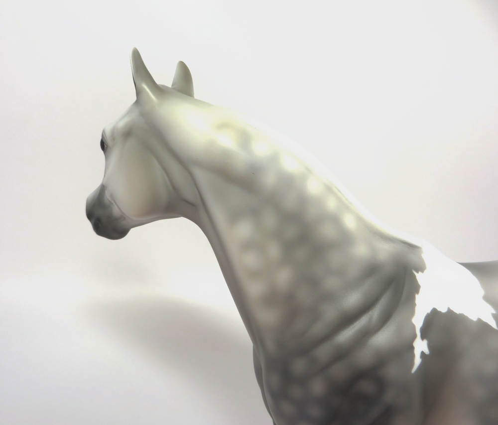 FRANK BAKER-- OOAK DAPPLE GREY ISH BY MISSY FOX MW19