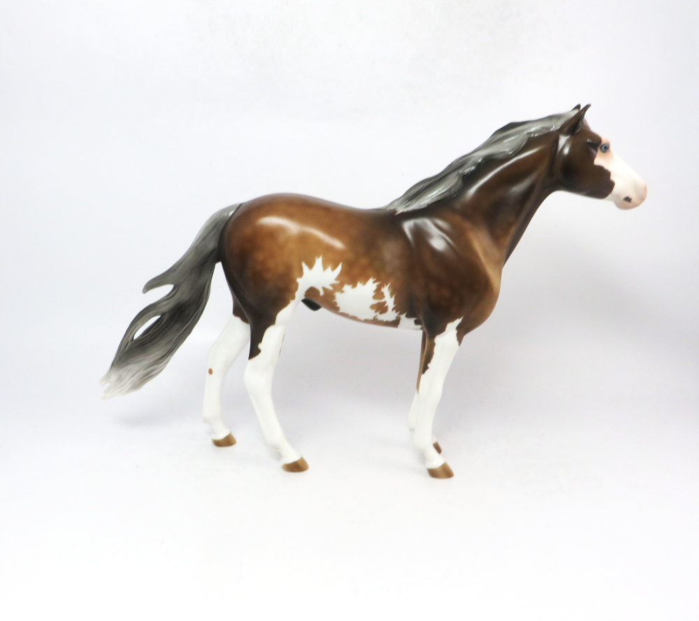 REFUSE TO LOSE-OOAK-SOOTY PALAMINO SABINO MUSTANG BY AUDREY DIXON SB19