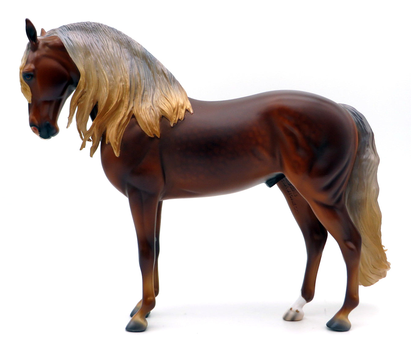 Palo Alto-OOAK Dapple Chestnut Andalusian by Caroline Boydston 10/4/21