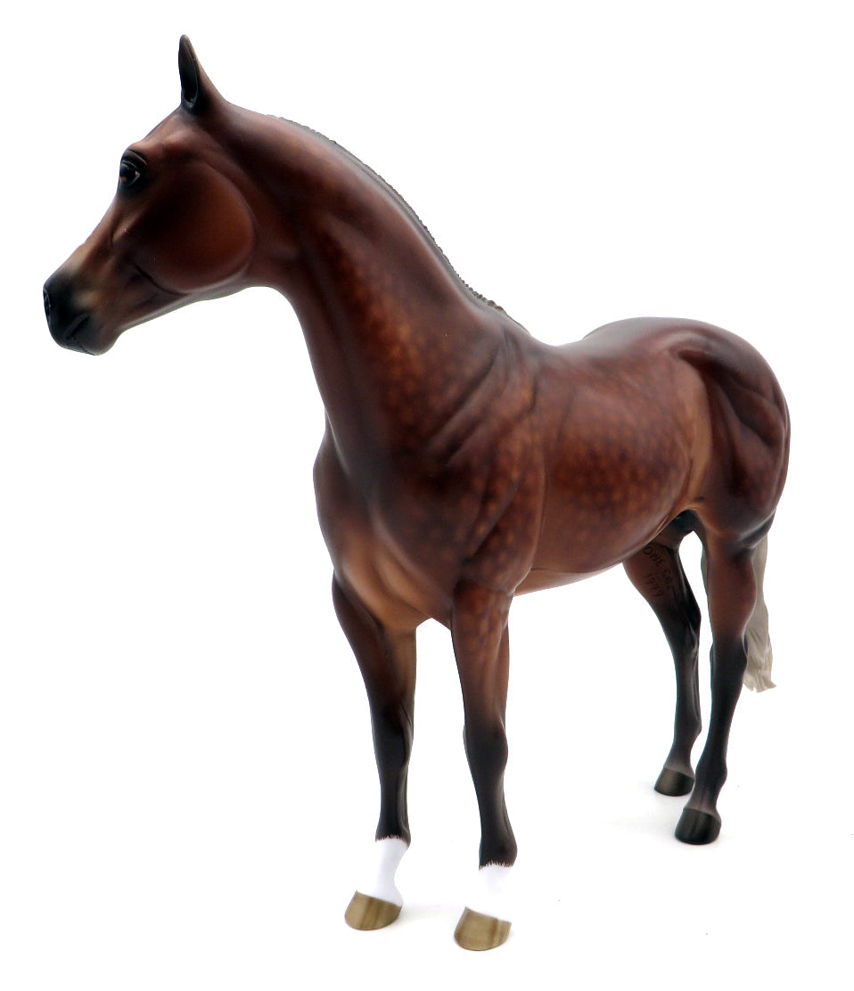 Papa's New Bay-OOAK Dapple Silver Bay ISH Painted by Sheryl Leisure 11/8/21