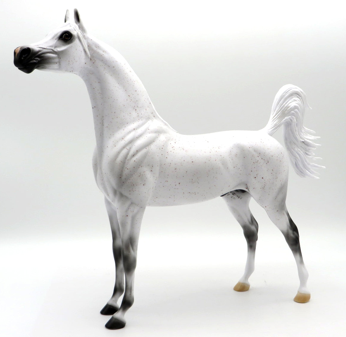 Pazuzu - BEST OFFER - OOAK Fleabitten Gray Arabian by Carrie - MM 2021