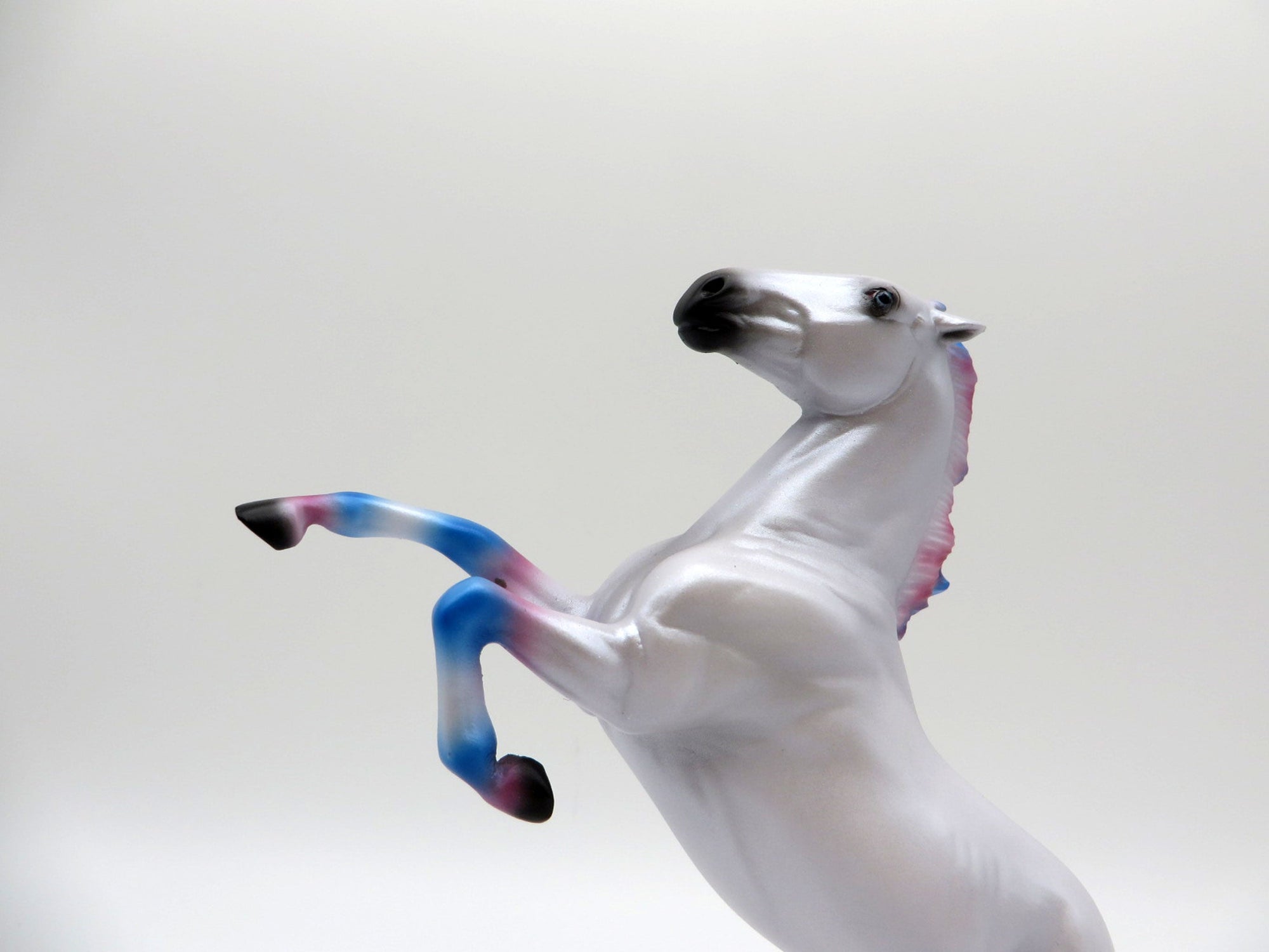 American Pie-OOAK Rearing Pebbles Decorator Painted By Ellen Robbins 6/11/21