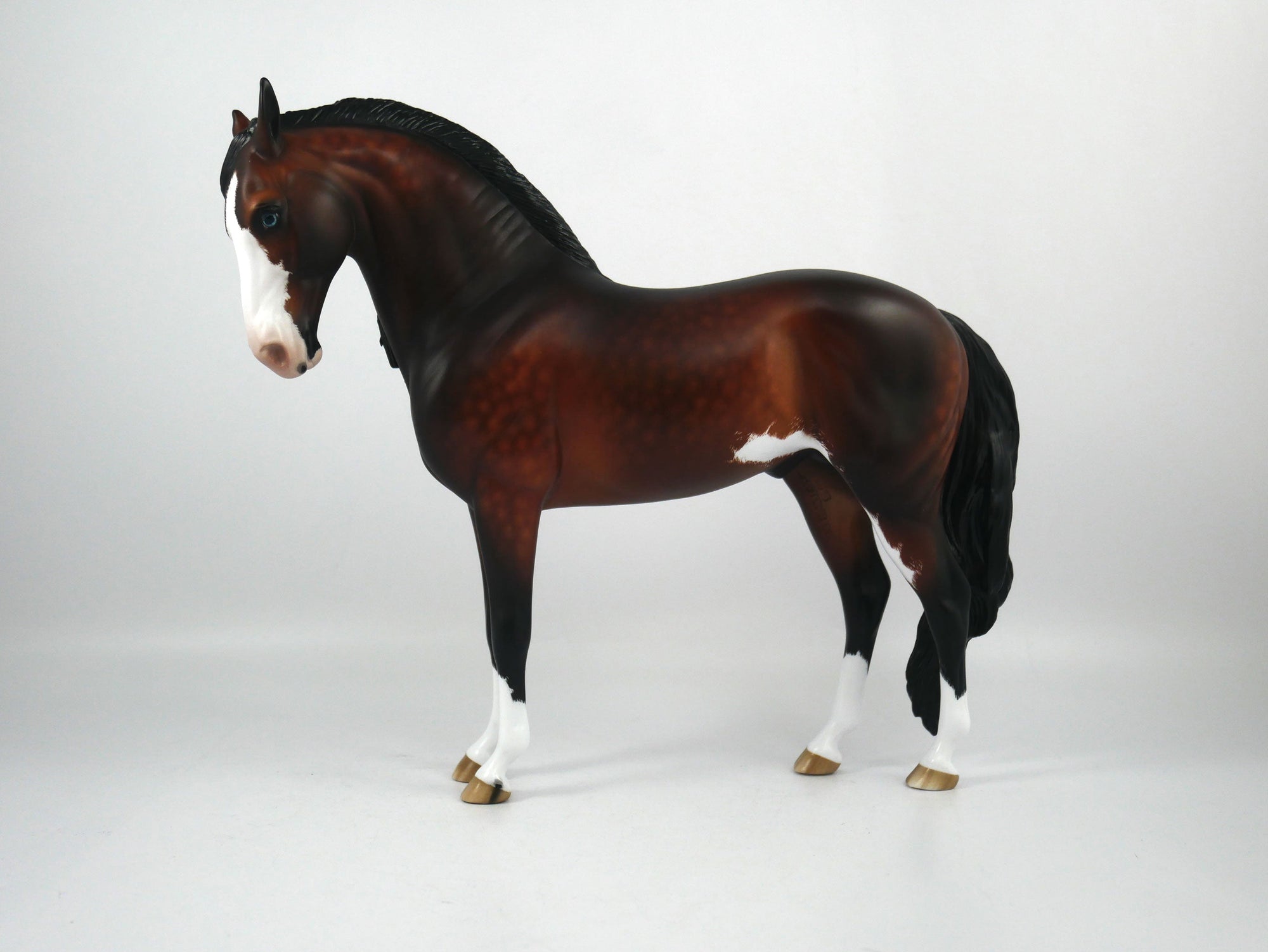 Peregrine-OOAK Dapple Seal Bay Andalusian Painted By Sheryl Leisure 1/8/21