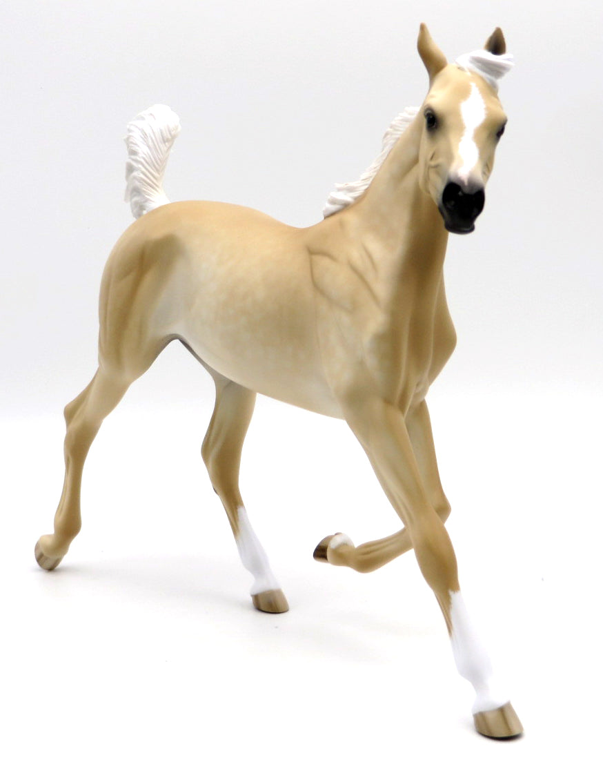 Persimmon-OOAK Palomino Yearling Painted By Sheryl Leisure 12/20/21