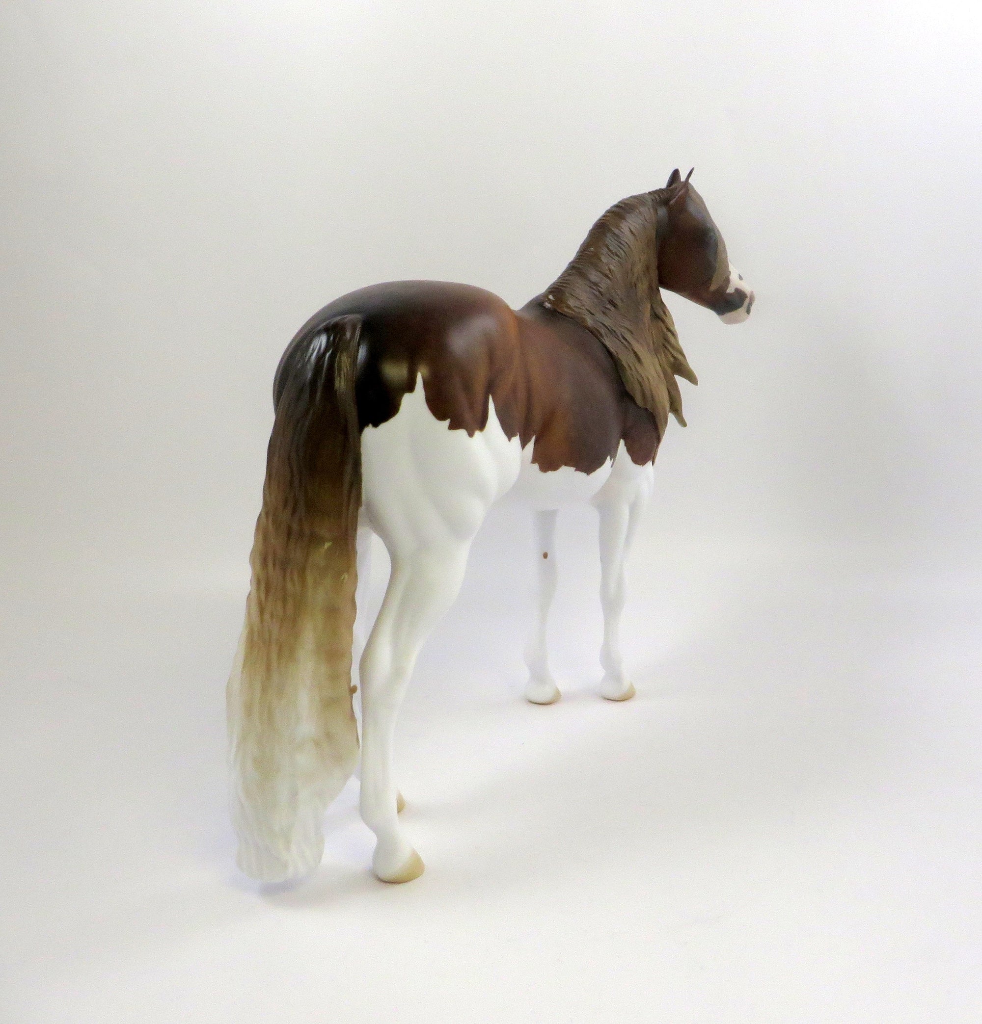 REGIS-OOAK DAPPLE CHESTNUT SPLASH ISH MODEL HORSE EQ 2019