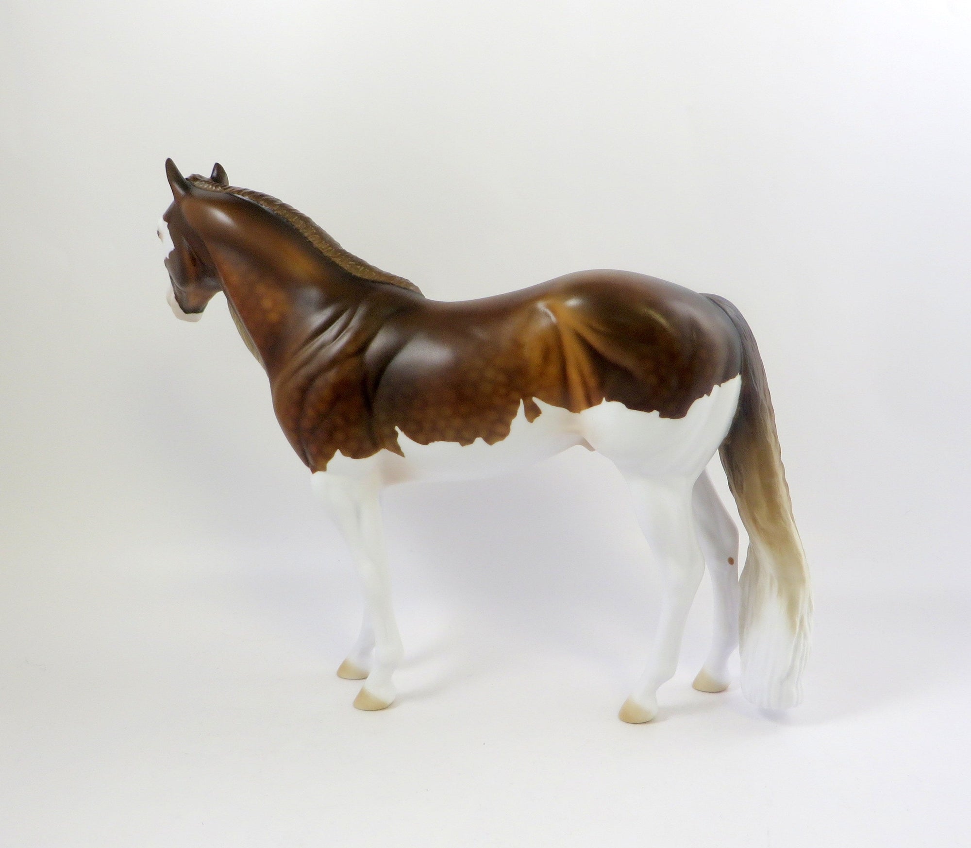 REGIS-OOAK DAPPLE CHESTNUT SPLASH ISH MODEL HORSE EQ 2019