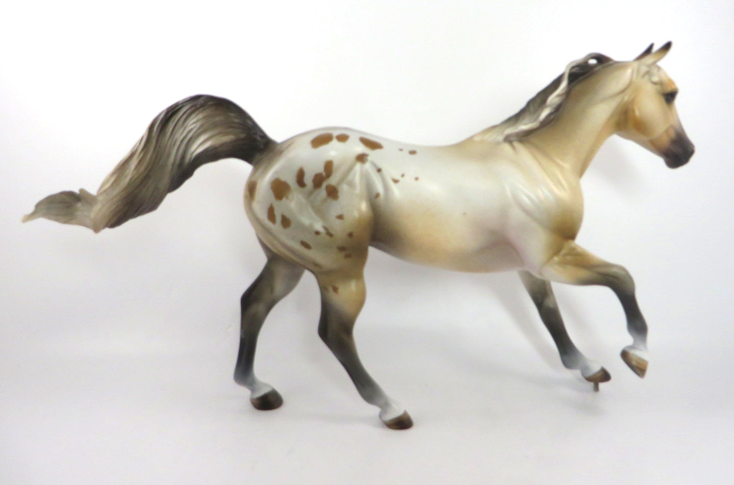 TOUCHDOWN - OOAK VARNISH BUCKSKIN ROAN FQH BY MISSY FOX SB20
