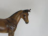 DEER IN THE HEADLIGHTS - OOAK Brown Appaloosa Model Horse with Antlers Weanling - 2/15