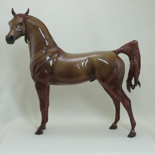 BRAINSTORM - OOAK Dapple Chestnut Arabian GLOSS 3/15