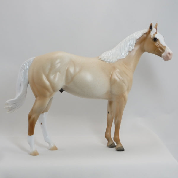 INDIANA DUNE - OOAK Palomino Roan Stock Horse 4/15