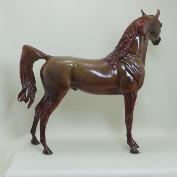 BRAINSTORM - OOAK Dapple Chestnut Arabian GLOSS 3/15
