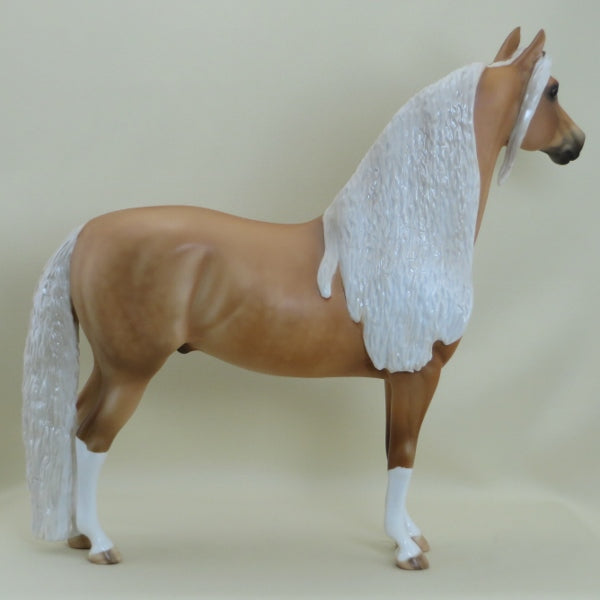 BREEZE - OOAK Dapple Palomino with Long Wavy Mane 3/15