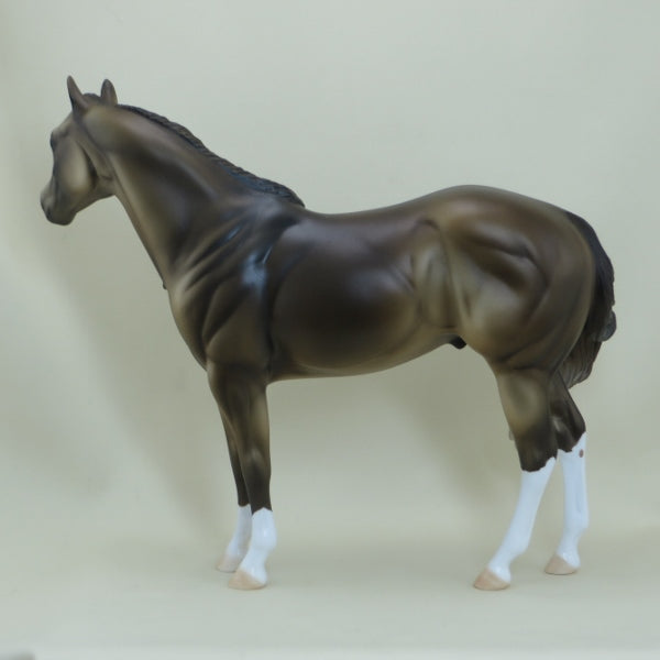 DUNE - OOAK Dapple Dark Champagne Stock Horse with Mapping - 4/15
