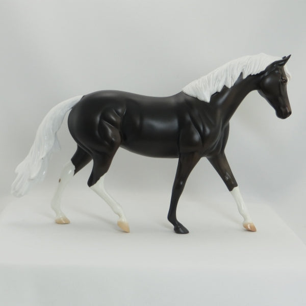 BLACK KETTLE - Black Brown Model Horse Pony - LE15 - 5/15