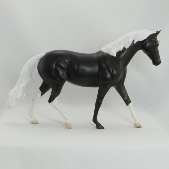BLACK KETTLE - Black Brown Model Horse Pony - LE15 - 5/15