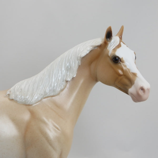 INDIANA DUNE - OOAK Palomino Roan Stock Horse 4/15