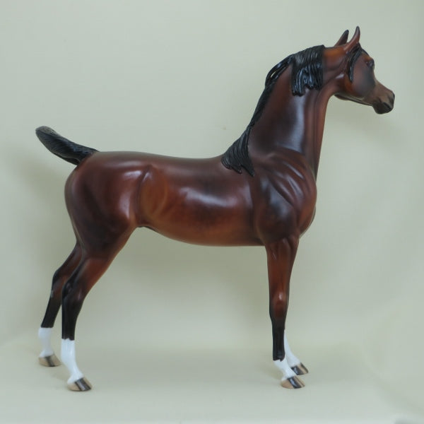 OLD GOLD - OOAK Dapple Bay Arabian Mare 4/15