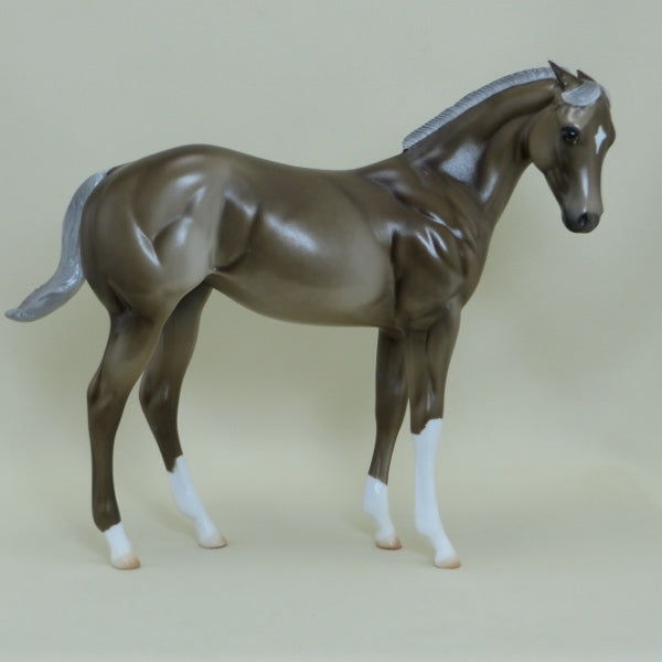 DELL - OOAK Chocolate Palomino Pinned Ear Weanling - 4/15