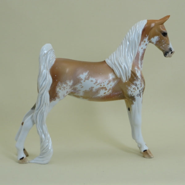 MEQUON - OOAK Palomino Sabino Pinto Saddlebred Pebbles 4/15