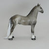 C &amp; G (CHUCKLE AND GRIN) - OOAK Dapple Gray Chip Model Horse Drafter 2/15